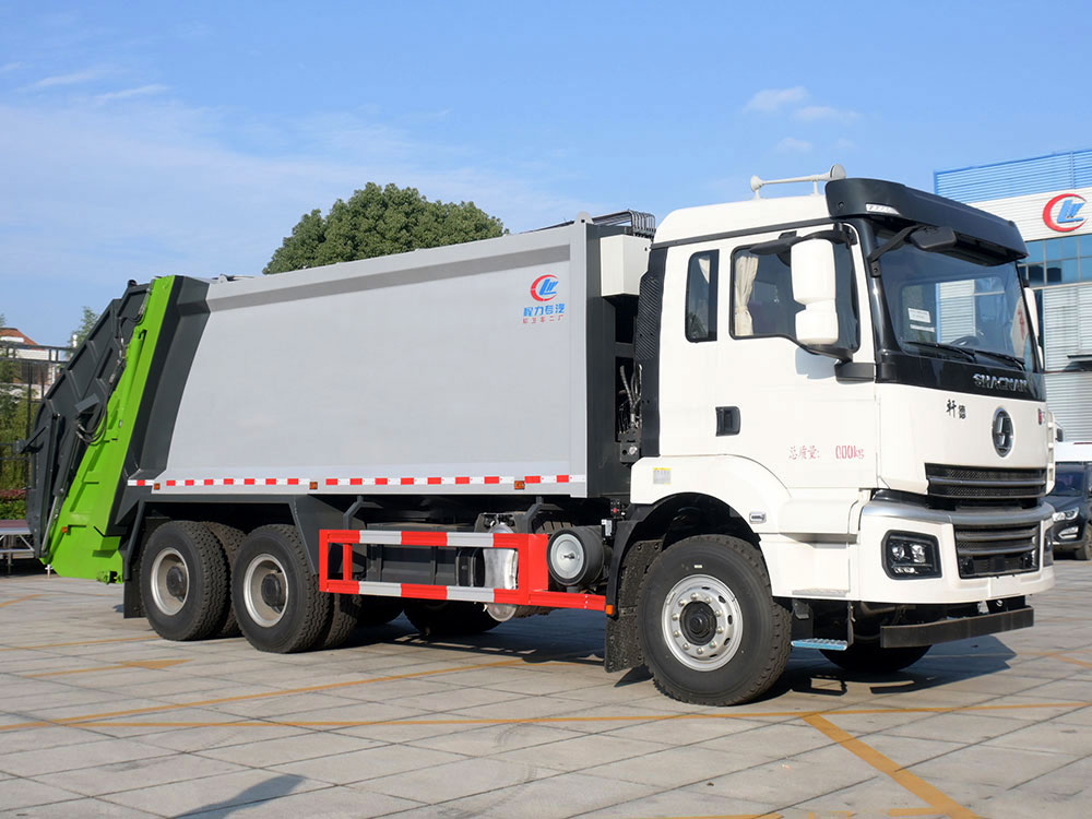 陕汽轩德翼3后双桥20方压缩垃圾车
